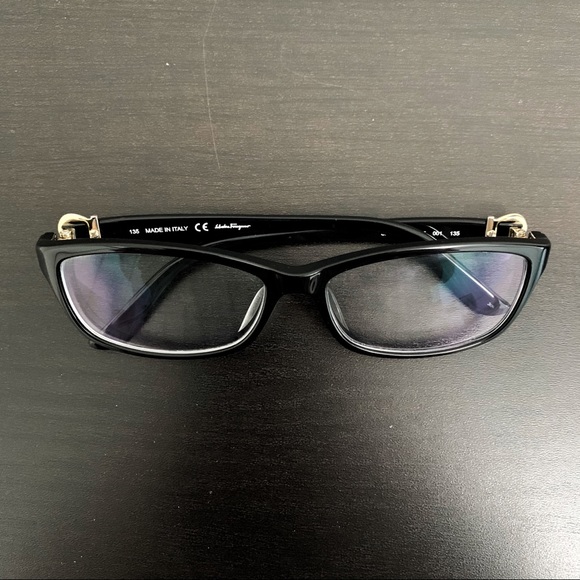 Salvatore Ferragamo Black Glasses Frames - Picture 8 of 10